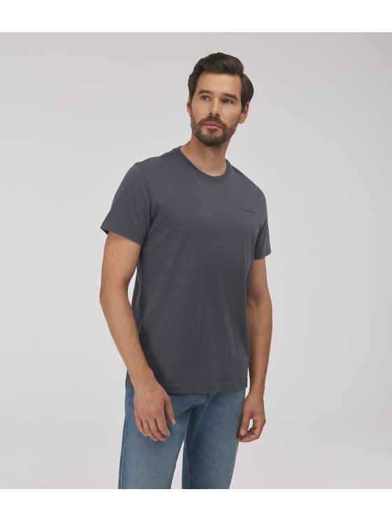 Lee Cooper Lee Cooper T-Shirt SIMPLE Szary Regular Fit