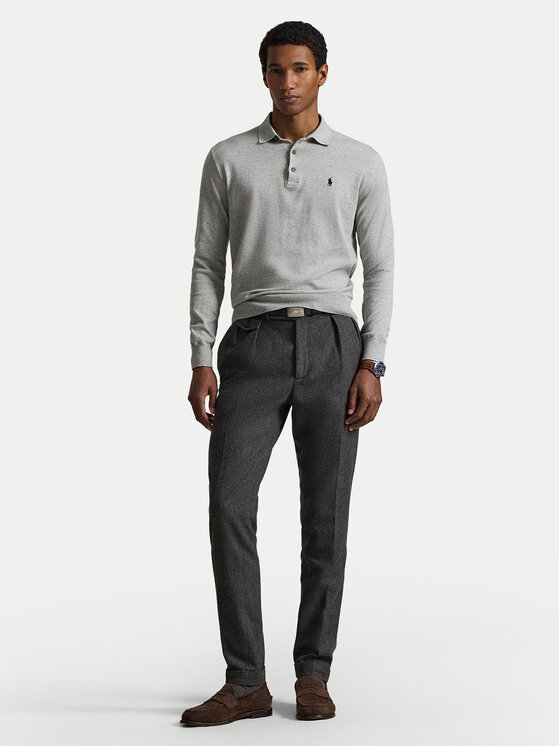 Polo Ralph Lauren Polo Ralph Lauren Polo 710P04446002 Szary jasny Regular Fit