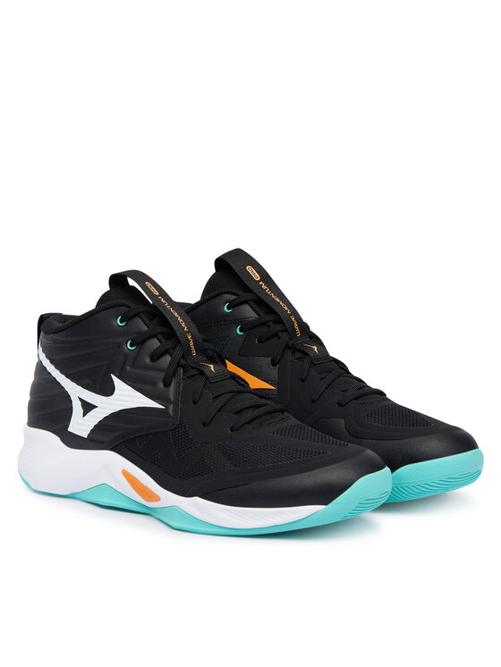 Mizuno Mizuno Tenisice za dvoranski nogomet Wave Momentum Pro Mid V1GA2545 Crna
