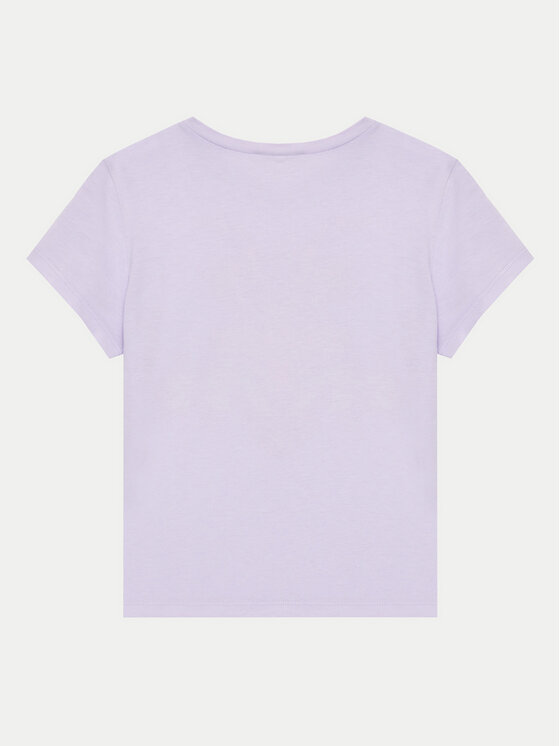 United Colors Of Benetton United Colors Of Benetton Majica 3096G10ES Vijolična Regular Fit