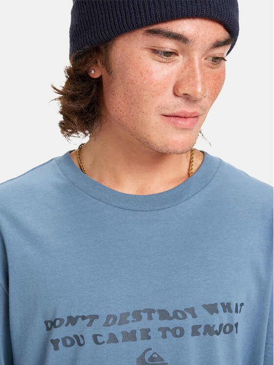 Quiksilver Quiksilver Longsleeve krekls Ev Cold Ways EQYZT08190 Zils Regular Fit