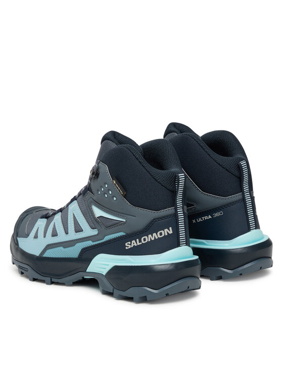Salomon Salomon Pārgājienu apavi X Ultra 360 Mid Gore-Tex L47745100 Zaļš