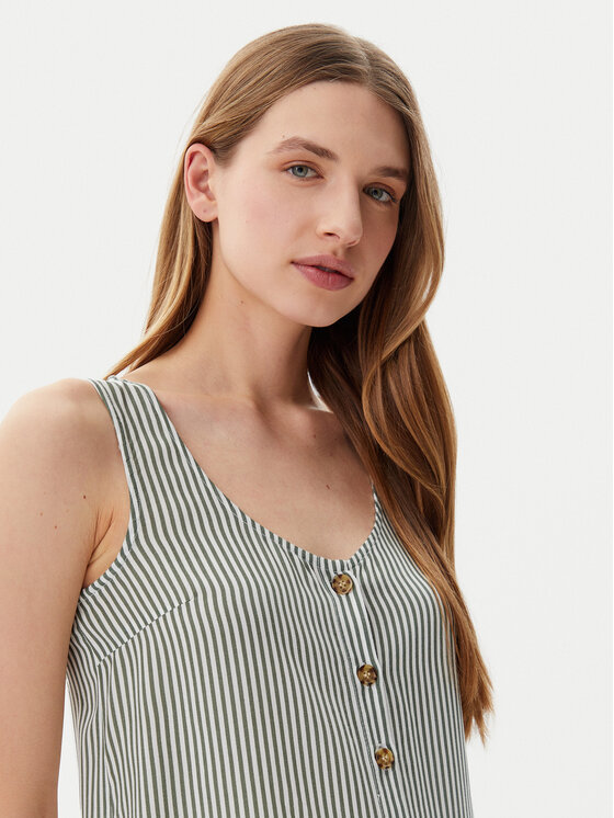 Vero Moda Vero Moda Top Bumpy 10325830 Zielony Standard Fit