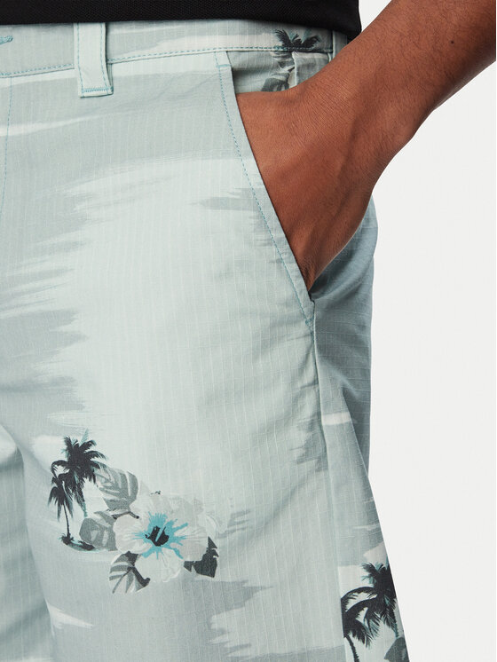 BOSS BOSS Šortky z materiálu Chino 50559411 Tyrkysová Straight Fit