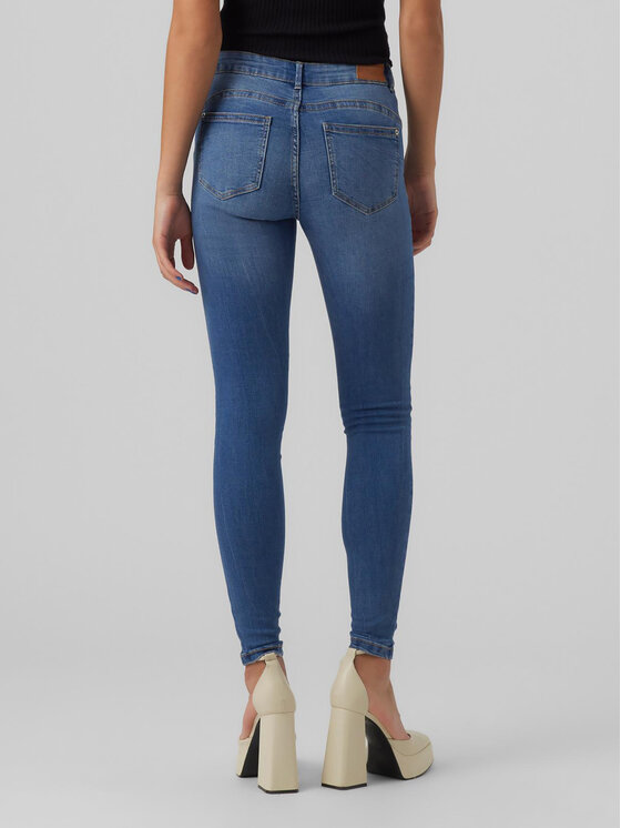 Vero Moda Vero Moda Jeans hlače Malia 10278825 Modra Slim Fit