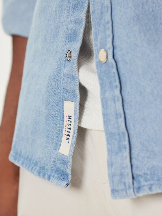 Mustang Mustang Jeanshemd Duver 1016950 Blau Regular Fit