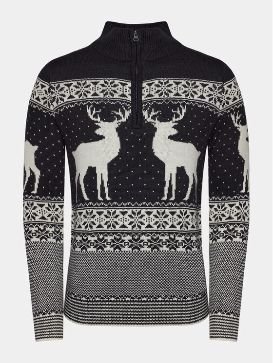 Brave Soul Brave Soul Pullover MK-248CRATCHITB Dunkelblau Regular Fit