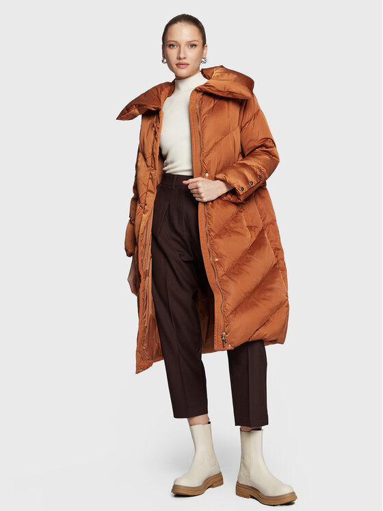 Marella Marella Pernata jakna Agnelli 34960227 Smeđa Regular Fit