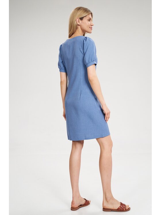 FIGL FIGL Šaty M704 Modrá Regular Fit