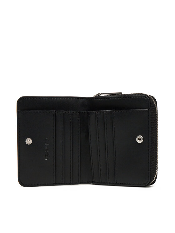 Calvin Klein Calvin Klein Dámská peněženka Ck Must Md Zip Around W/Flap LV04F1029G Černá
