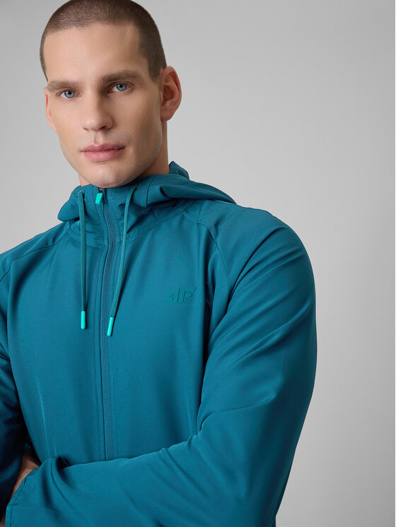 4F 4F Bluza TRAINING CLUB Granatowy Regular Fit
