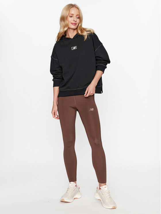 New Balance New Balance Bluza Essentials French Terry Hoodie WT33512 Czarny Regular Fit
