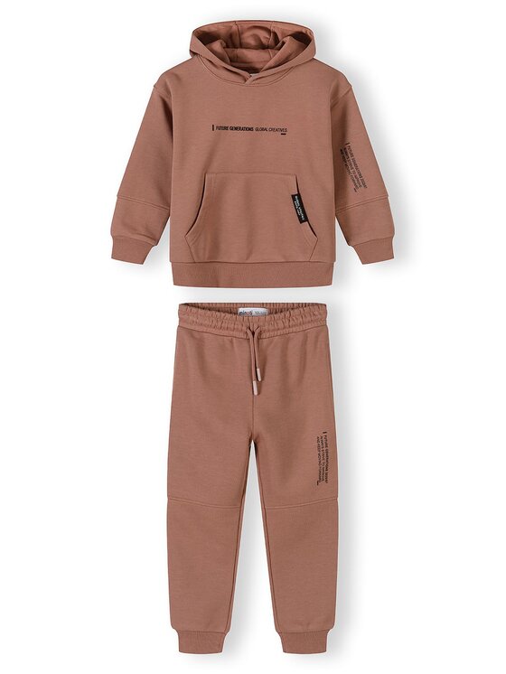 minoti minoti Zestaw 29FLEECE259 Brązowy Regular Fit