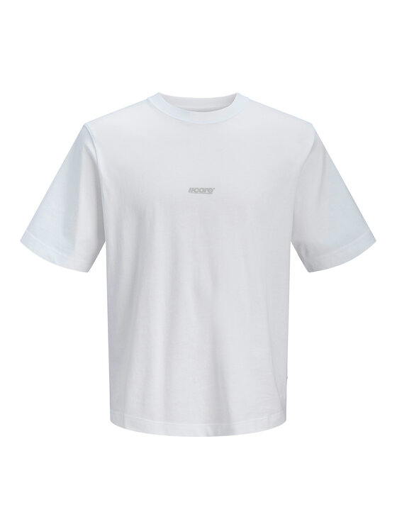 Jack & Jones Jack & Jones Marškinėliai Club 12289842 Balta Relaxed Fit