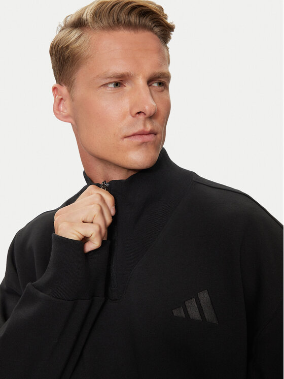 adidas adidas Džemperis ar kapuci ALL SZN Fleece IX1250 Melns Loose Fit