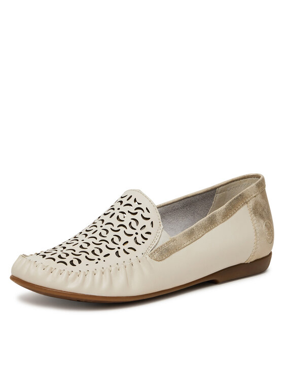 Rieker Rieker Mocassini L6350-60 Beige