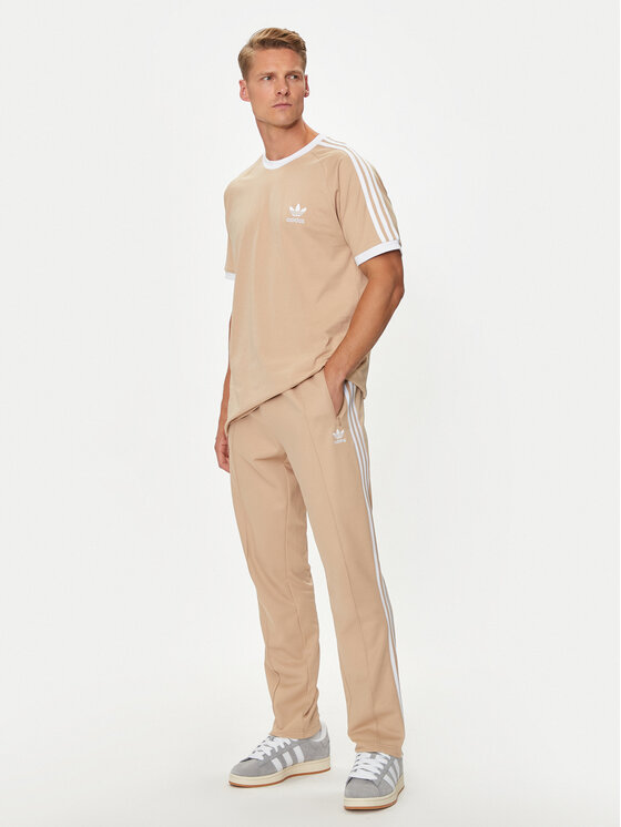 adidas Pantaloni da tuta adicolor Classics Beckenbauer IZ1857 Beige Slim Fit Modivo
