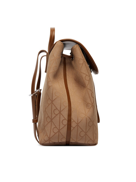 Calvin Klein Calvin Klein Plecak Emblem Aop Jacquard LV04F3536G Brązowy