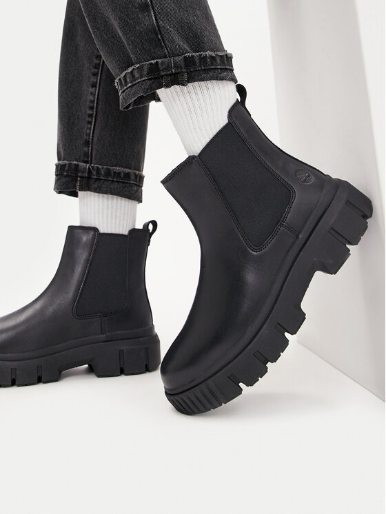 Timberland Timberland Kotníková obuv s elastickým prvkem Greyfield Chelsea TB0A5ZCG0011 Černá
