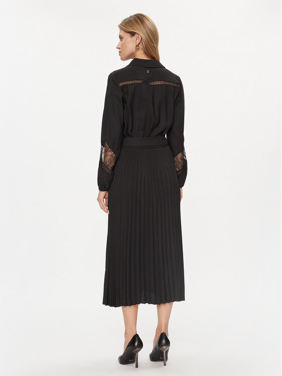 JOOP! JOOP! Rochie tip cămașă 58 JW241D220 30040294 Negru Regular Fit