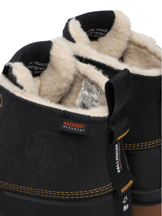 Palladium Palladium Pohodni čevlji Pampa Duck Wl Wp+ 79547-008-M Črna