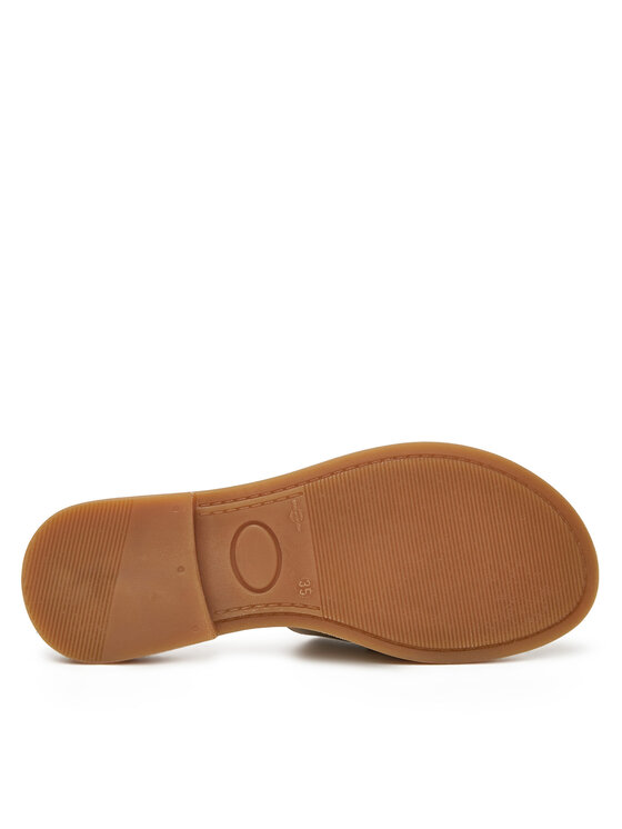 Tommy Hilfiger Tommy Hilfiger Klapki Sandal T4A2-33942-0572 S Złoty