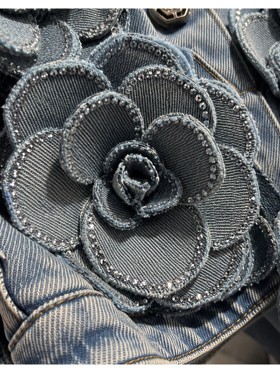 PHILIPP PLEIN PHILIPP PLEIN Kurtka jeansowa 31163 Niebieski