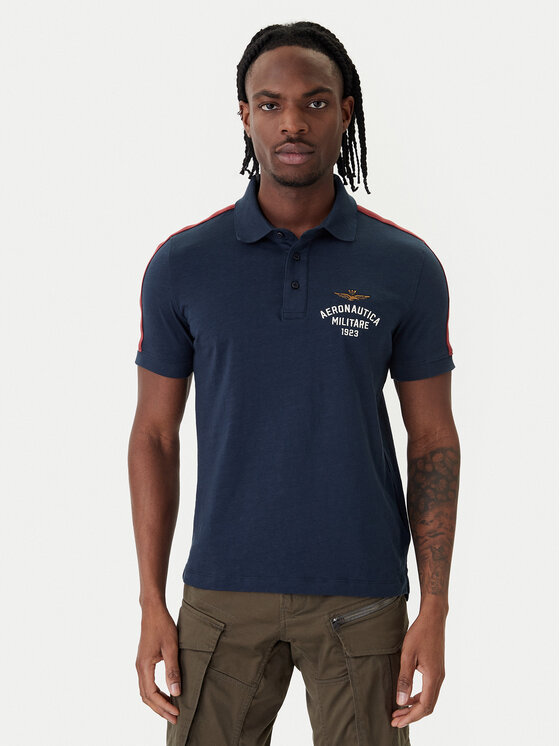 Aeronautica Militare Aeronautica Militare Polo 261PO1926UJ00723 Granatowy Regular Fit