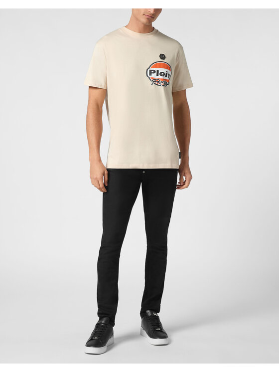 PHILIPP PLEIN PHILIPP PLEIN Tričko 22265 Béžová Regular Fit