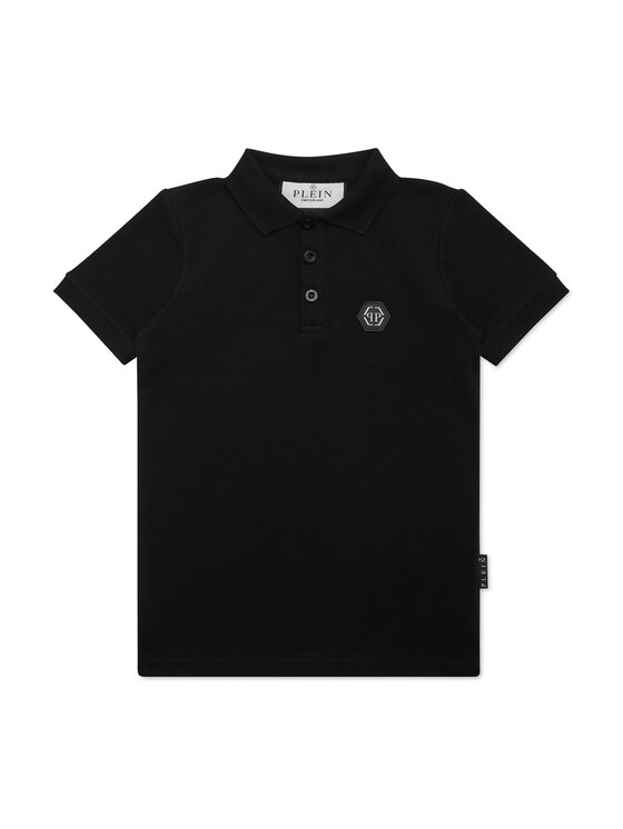 PHILIPP PLEIN PHILIPP PLEIN Polo 19739 Czarny Slim Fit