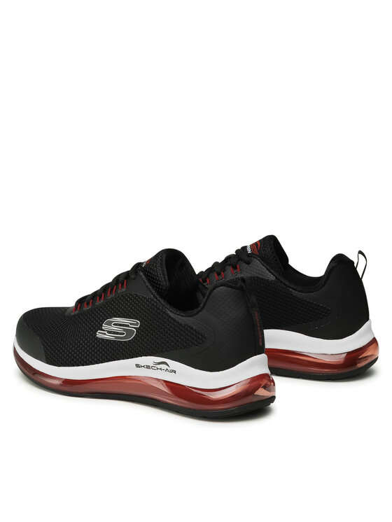 Skechers Skechers Sneakersy Lomarc 232036/BKRD Czarny