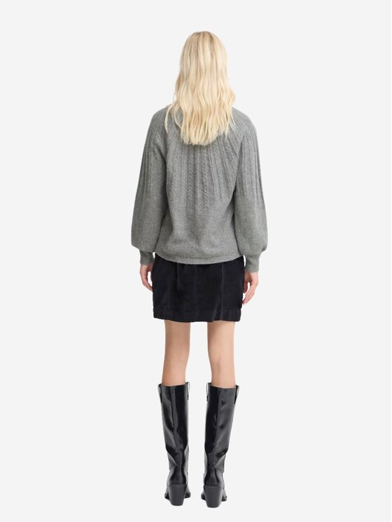 b.young b.young Πουλόβερ Maglione BYMAGGE Γκρι Regular Fit