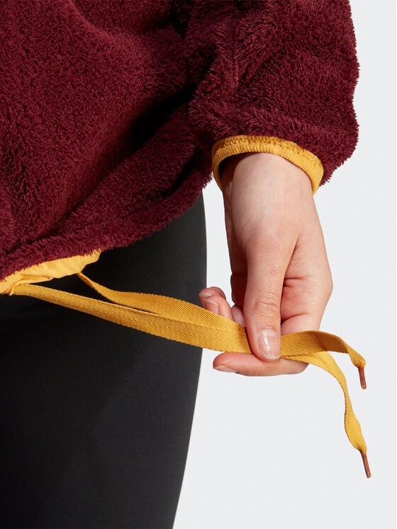 adidas adidas Fleecejacke Terrex XPLORIC High-Pile-Fleece IN3105 Dunkelrot Regular Fit