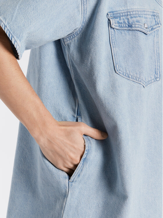 Levi's® Levi's® Vestito di jeans Elowen Western A3344-0001 Blu Oversize