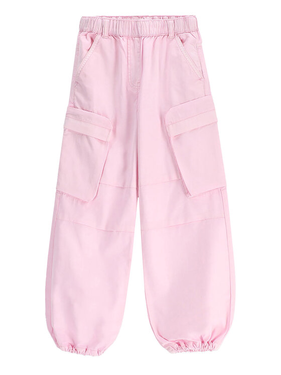 Coccodrillo Coccodrillo Medžiaginės kelnės WC5119101DGJ Rožinė Slim Fit