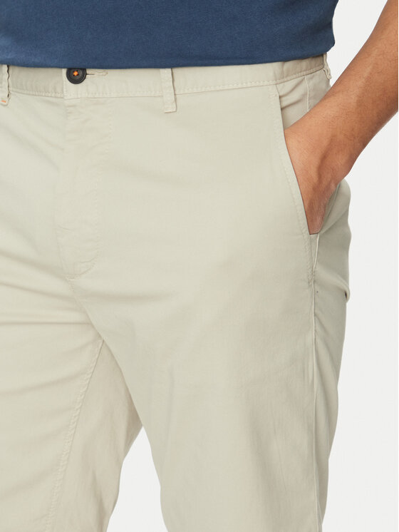 BOSS BOSS Pantalon scurți din material 50536723 Bej Slim Fit