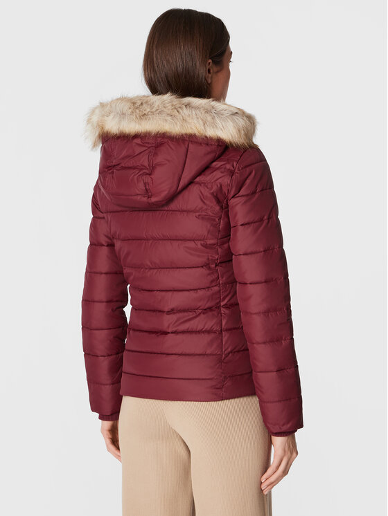 Tommy Jeans Tommy Jeans Giubbotto invernale Essential DW0DW09062 Bordeaux Slim Fit