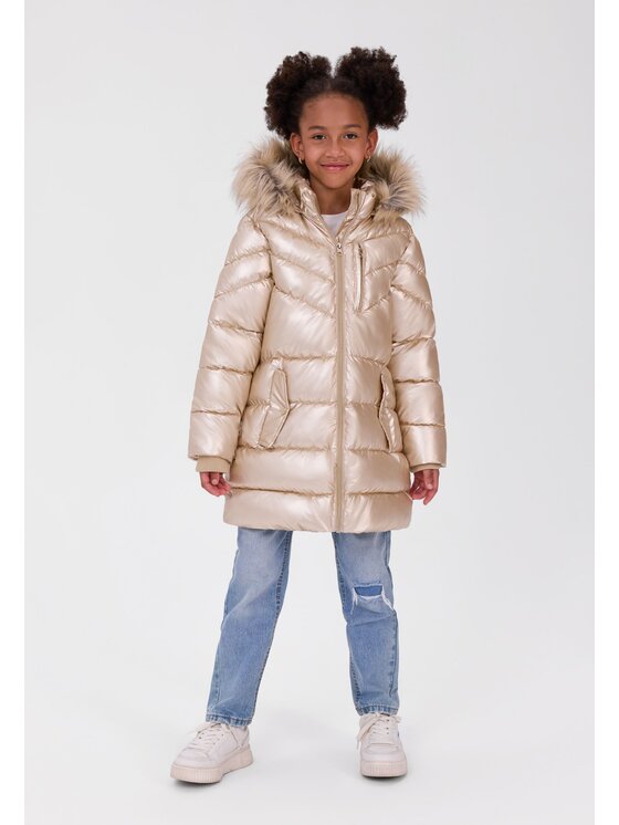 minoti minoti Kurtka zimowa 32COAT169 Złoty Regular Fit