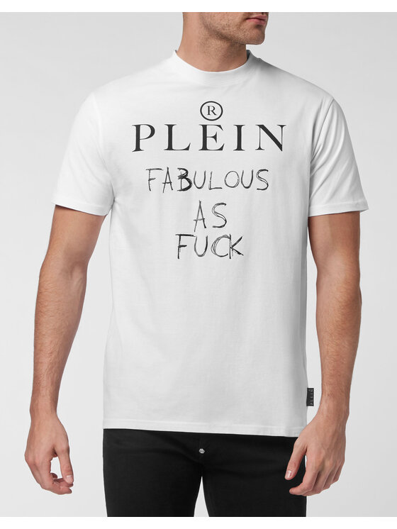 PHILIPP PLEIN PHILIPP PLEIN T-shirt 2833 Bianco Regular Fit