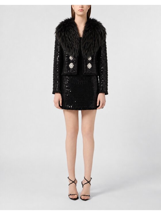 PHILIPP PLEIN PHILIPP PLEIN Giacca da abito 32224 Nero Loose Fit