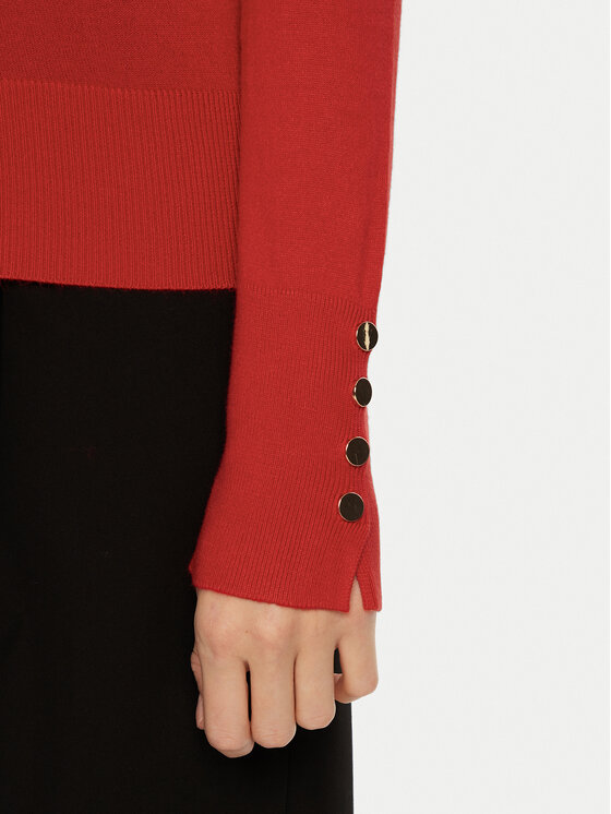 Brave Soul Brave Soul Pullover LK-248HOLLYRD Rot Regular Fit
