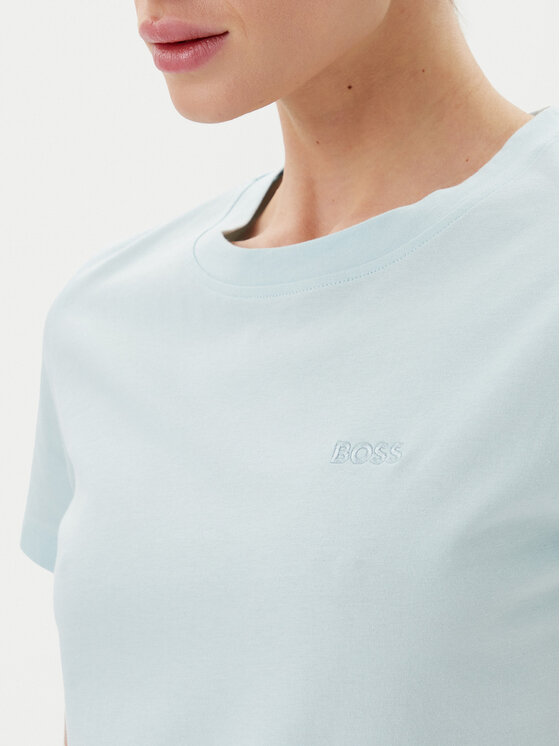 BOSS BOSS Marškinėliai C_Esogo_1 50506973 Žydra Slim Fit