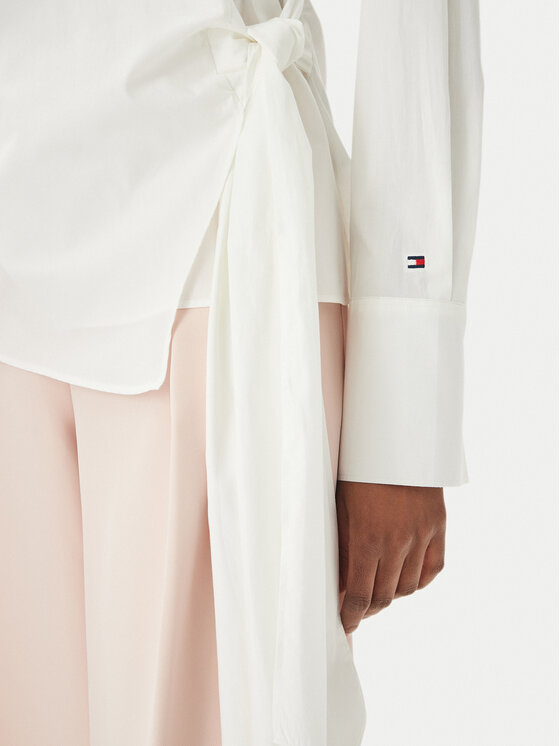 Tommy Hilfiger Tommy Hilfiger Košulja WW0WW49650 Bijela Slim Fit