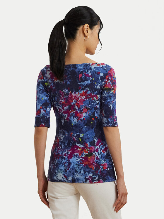 LAUREN RALPH LAUREN LAUREN RALPH LAUREN Bluza 200971065001 Mornarsko modra Slim Fit