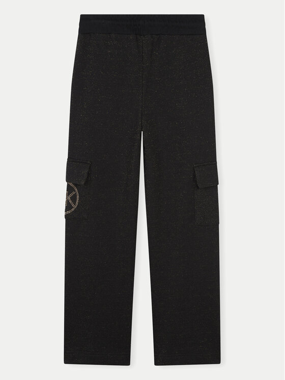 MICHAEL KORS KIDS MICHAEL KORS KIDS Spodnie dresowe R30183 D Czarny Regular Fit