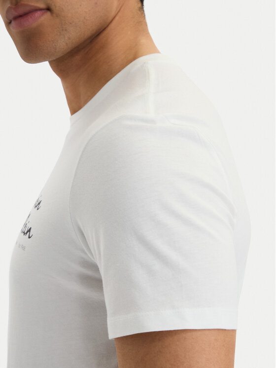 Calvin Klein Jeans Calvin Klein Jeans T-krekls LV04RG837G Balts Regular Fit