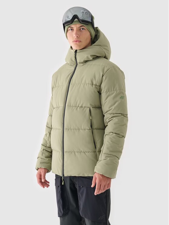 4F 4F Kurtka narciarska 4FWAW24TTJAM580-43S Zielony Regular Fit