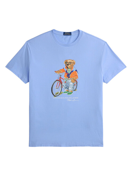 Polo Ralph Lauren Polo Ralph Lauren T-Shirt 710B16612001 Niebieski Regular Fit