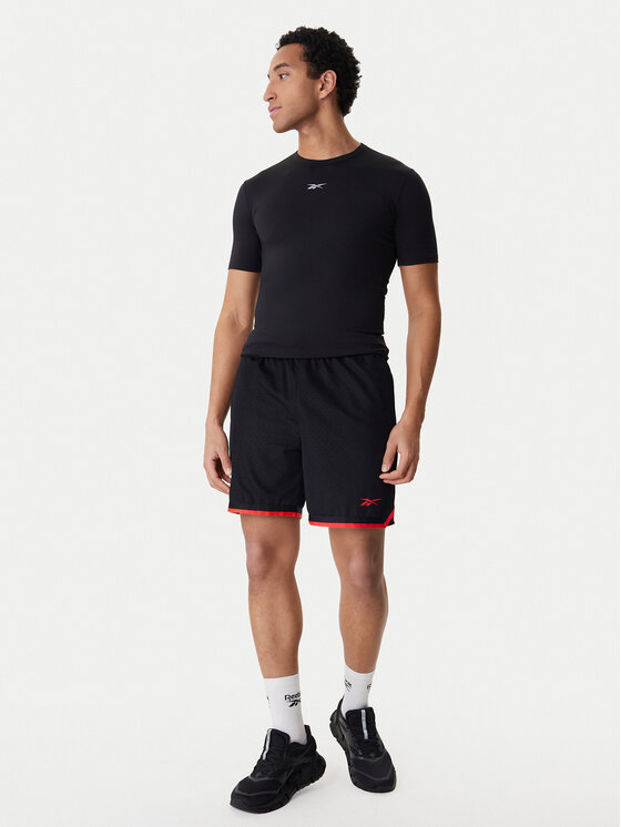 Reebok Reebok Технічна футболка RK25599CCM Чорний Slim Fit