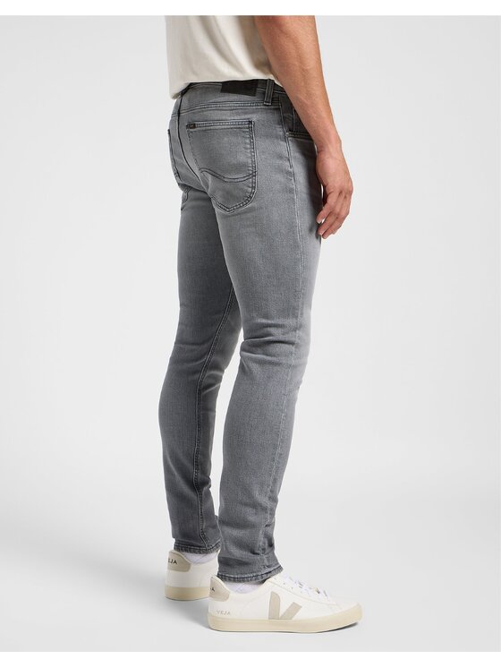 Lee Lee Jeansy Luke Szary Slim Fit